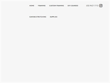 Tablet Screenshot of framedbyyou.com.au